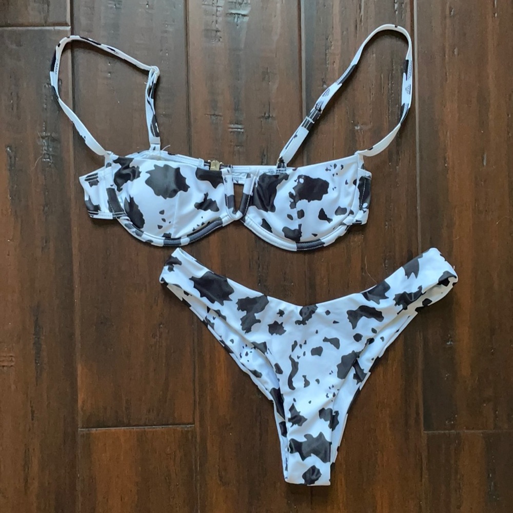 cow swimsuit